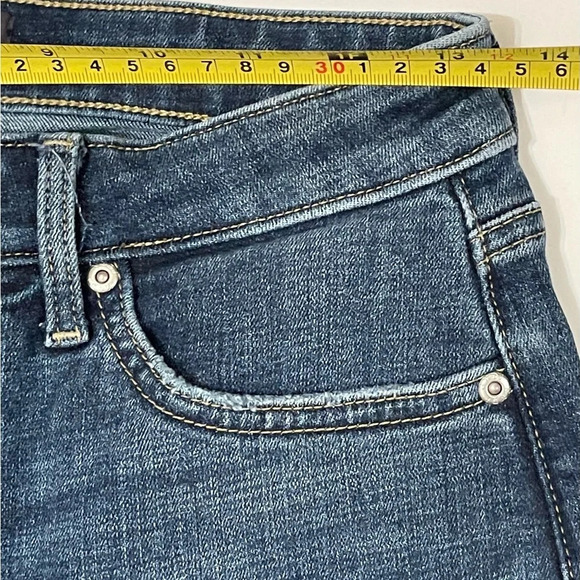 NYMJ Lift & Tuck Capri Blue Denim Jeans wide Leg sz 2 - Picture 4 of 6